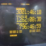 Control hours for the Haas SL-20 CNC lathe machinery sales by Northeast Precision Machinery