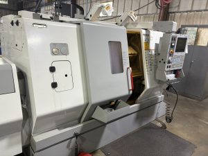 Front view of the Haas SL-20 CNC Lathe Turning Center for sale by trusted CNC dealer