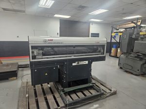 LNS Quick Load Servo S3T Bar Feeder for CNC machines, located at Northeast Precision Machinery